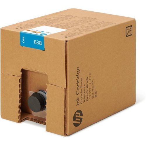 HP INC HP 638 10L CIANO STITCH INK